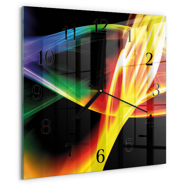 Square wall clock Abstraction
