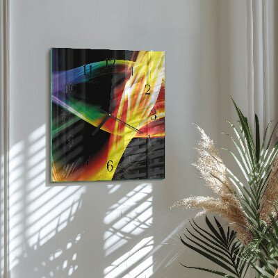 Square wall clock Abstraction