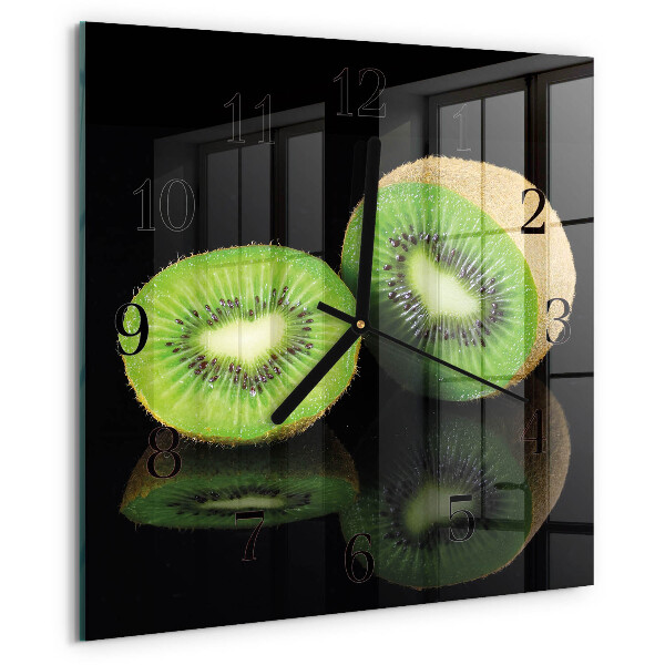 Square wall clock Kiwi