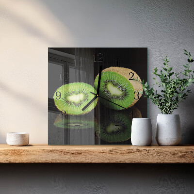 Square wall clock Kiwi