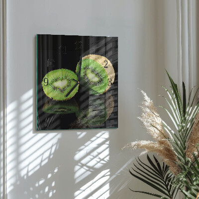 Square wall clock Kiwi
