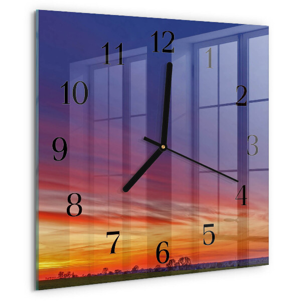 Square wall clock Field