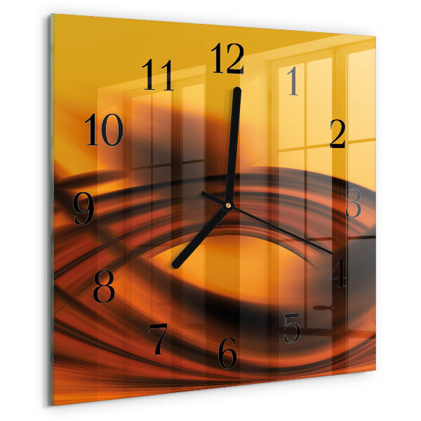 Square wall clock Abstraction