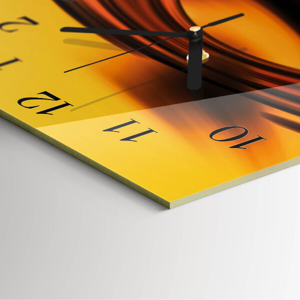 Square wall clock Abstraction