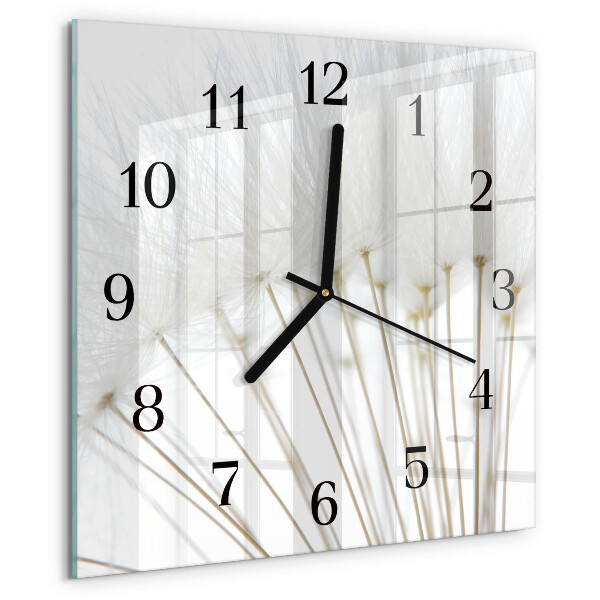 Square wall clock Dandelion
