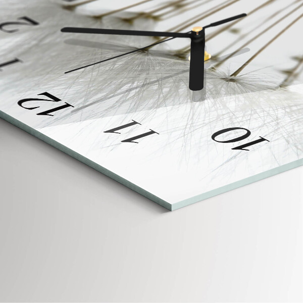 Square wall clock Dandelion