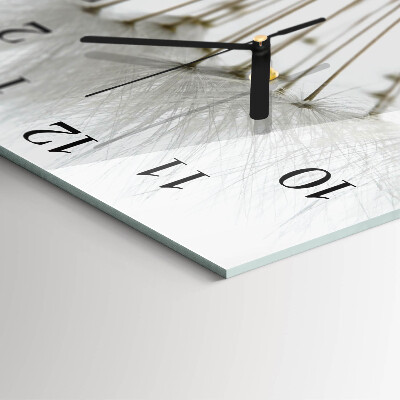 Square wall clock Dandelion