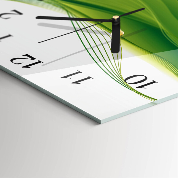 Square wall clock Abstract Lines