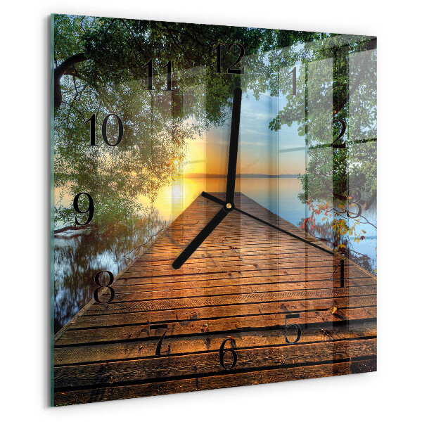 Square wall clock Network