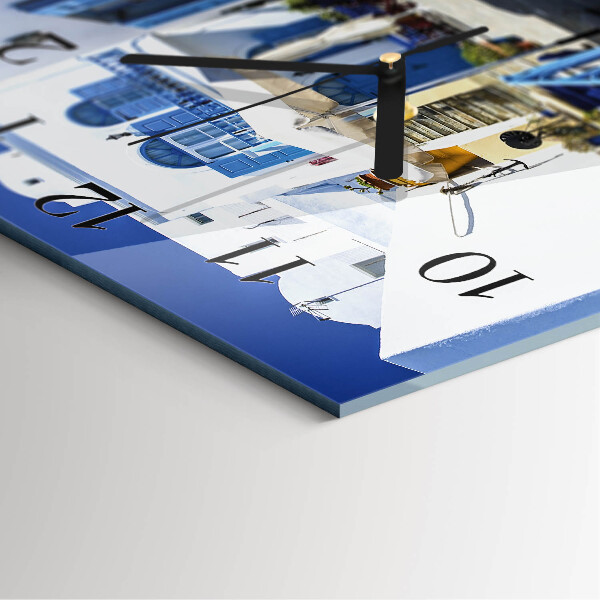 Square wall clock Greece