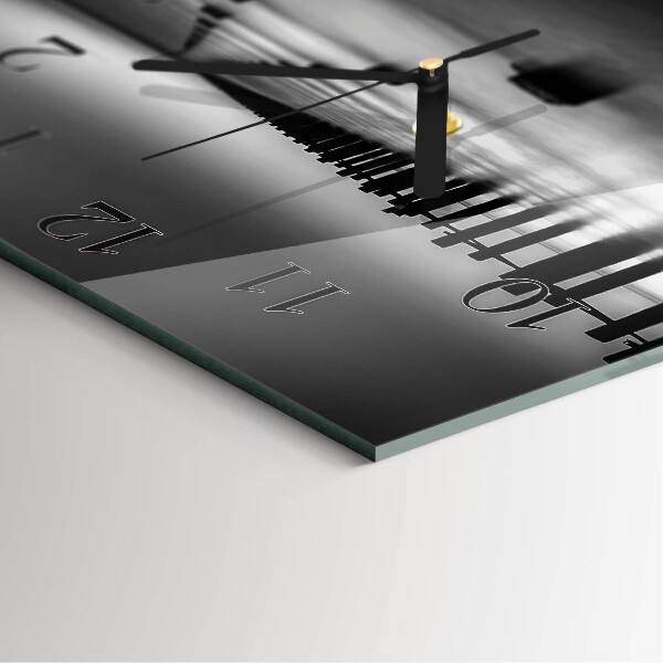 Square wall clock Sea