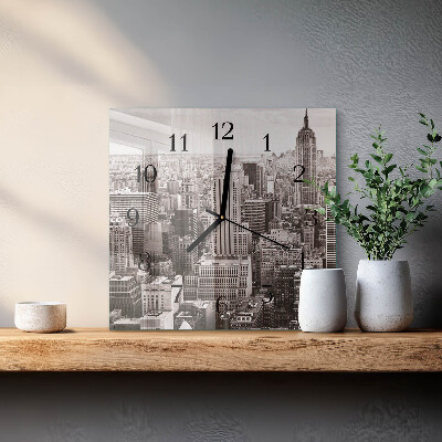 Square wall clock Horizon