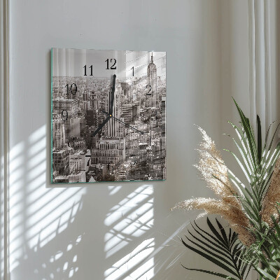Square wall clock Horizon