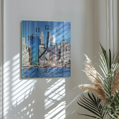 Square wall clock Horizon