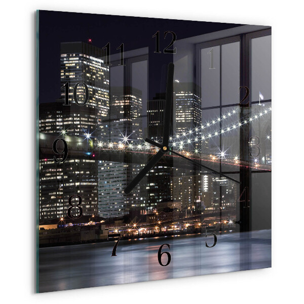 Square wall clock Horizon