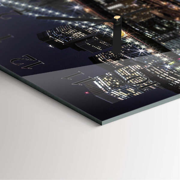 Square wall clock Horizon