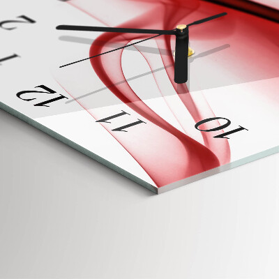 Square wall clock Abstract Lines