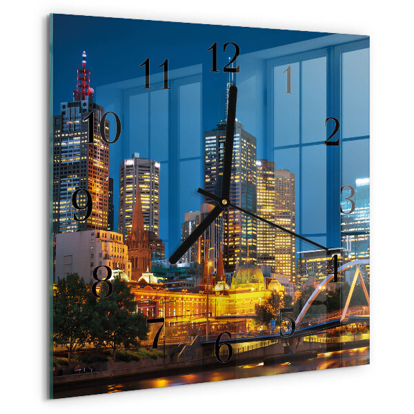 Square wall clock City
