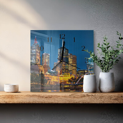 Square wall clock City