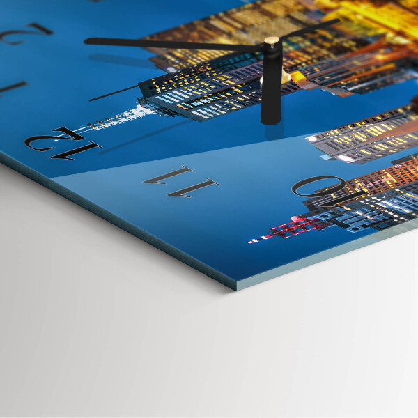 Square wall clock City