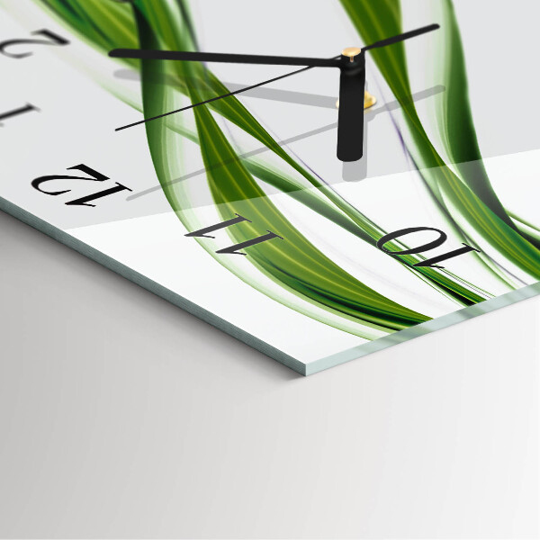 Square wall clock Abstract Lines