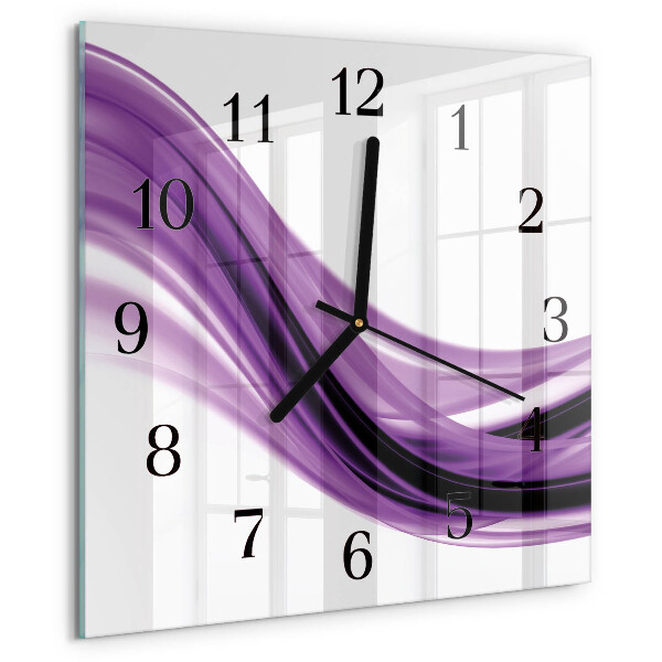 Square wall clock Abstract Art