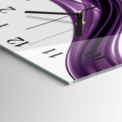 Square wall clock Abstract Art