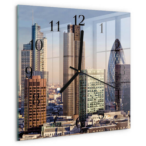 Square wall clock Horizon