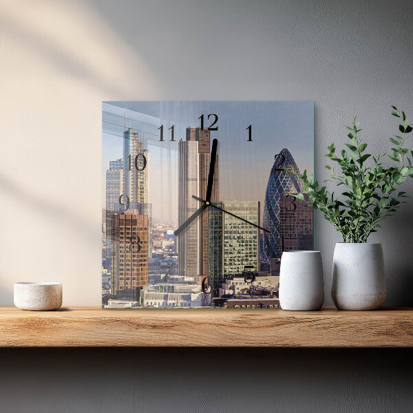 Square wall clock Horizon