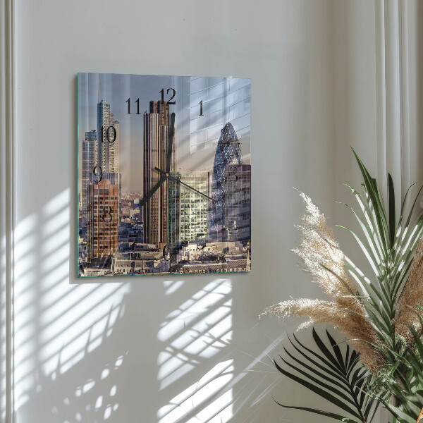Square wall clock Horizon
