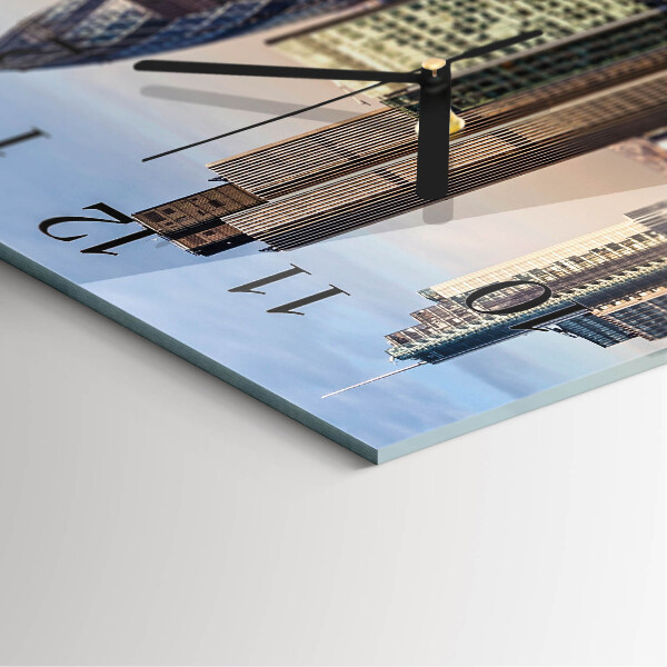 Square wall clock Horizon