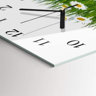 Square wall clock Daisy