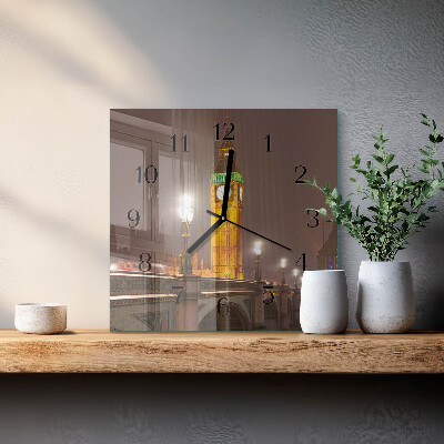 Square wall clock Big Ben