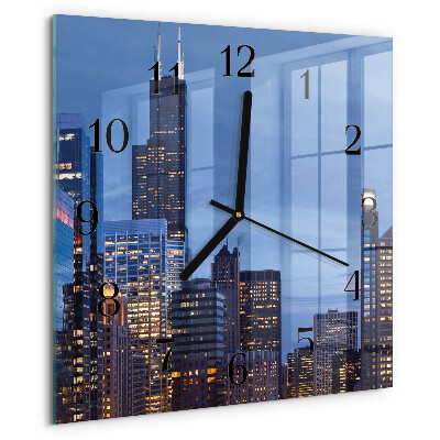 Square wall clock Horizon