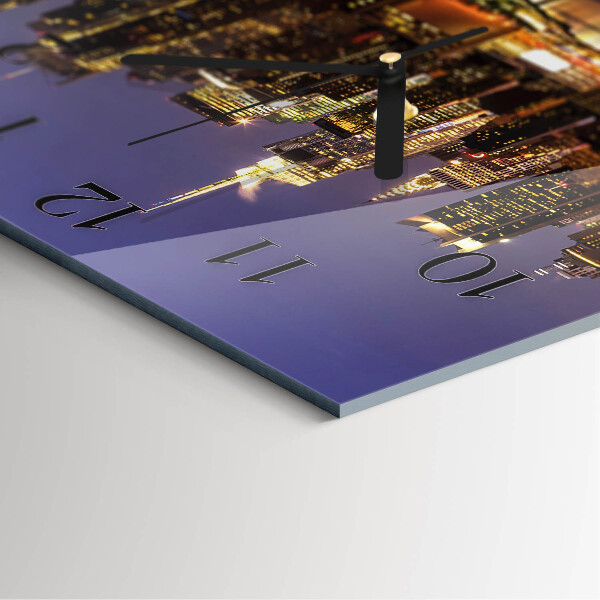 Square wall clock Horizon