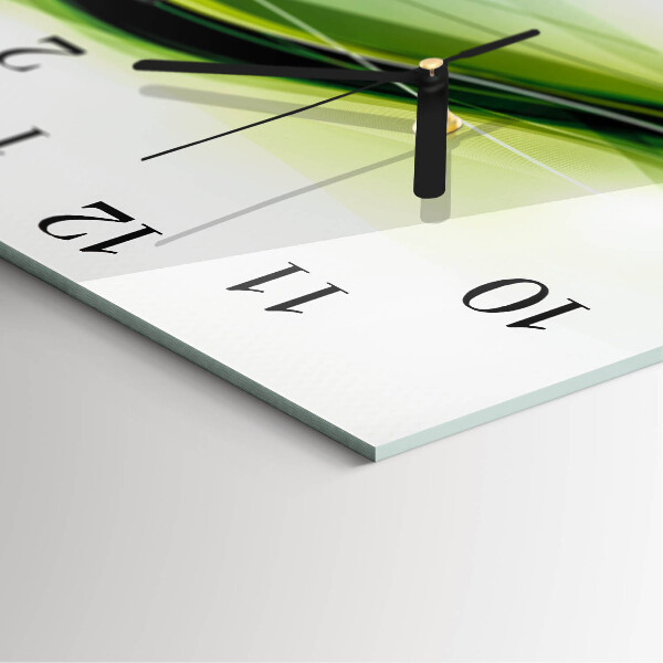Square wall clock Abstract Lines