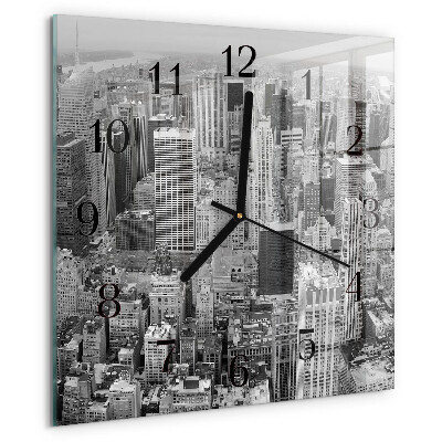 Square wall clock Horizon