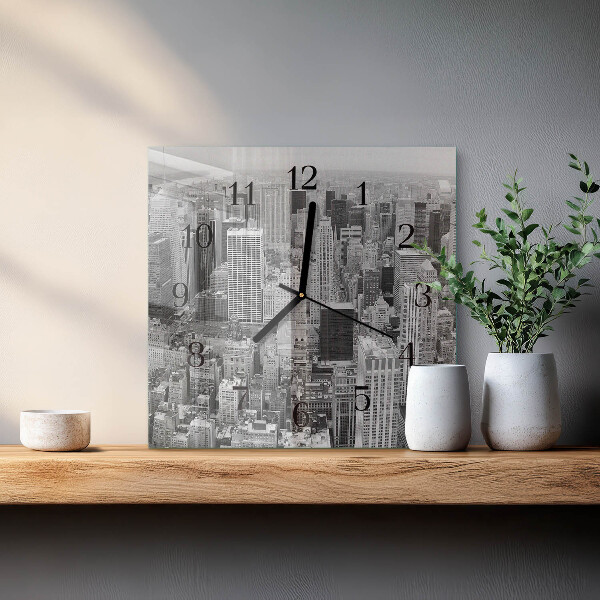 Square wall clock Horizon