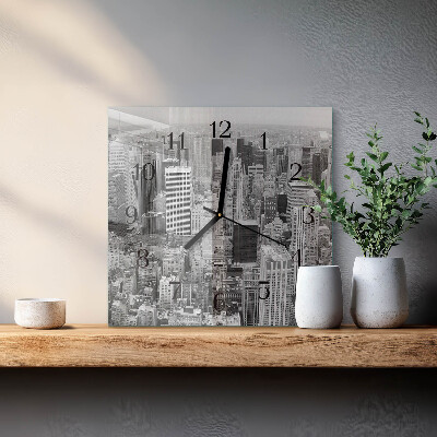 Square wall clock Horizon