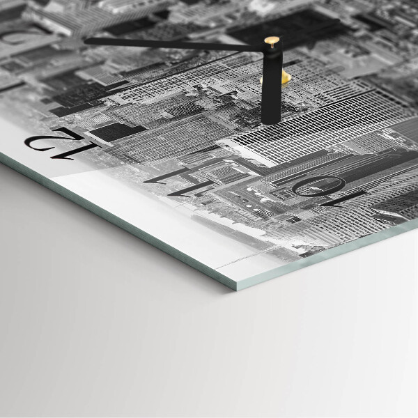 Square wall clock Horizon