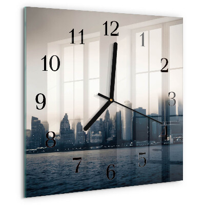 Square wall clock Horizon