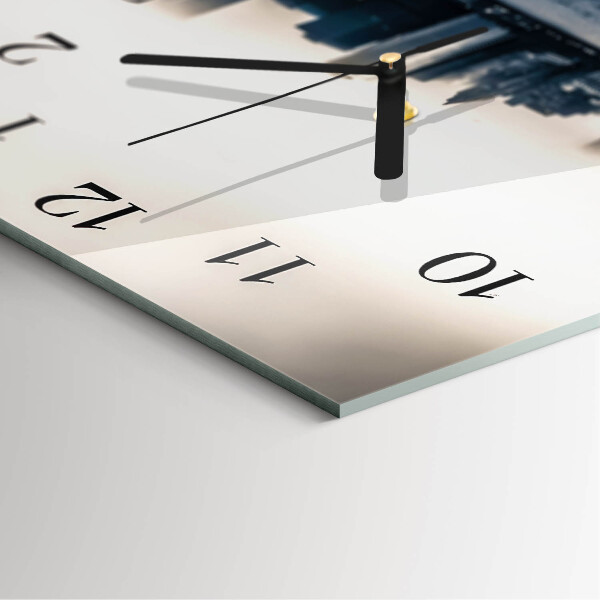 Square wall clock Horizon