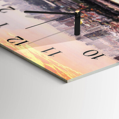 Square wall clock City