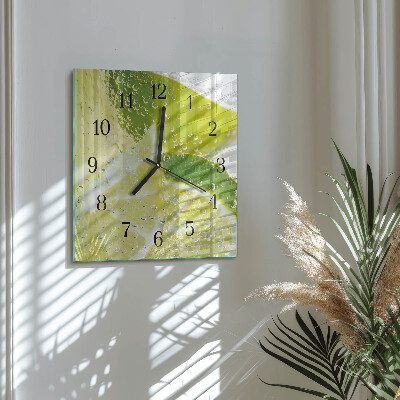 Square wall clock Limewater