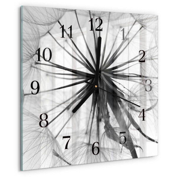 Square wall clock Dandelion