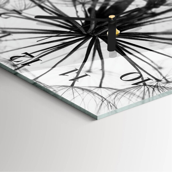 Square wall clock Dandelion