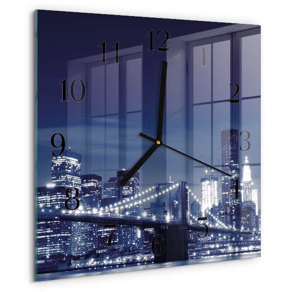 Square wall clock Horizon