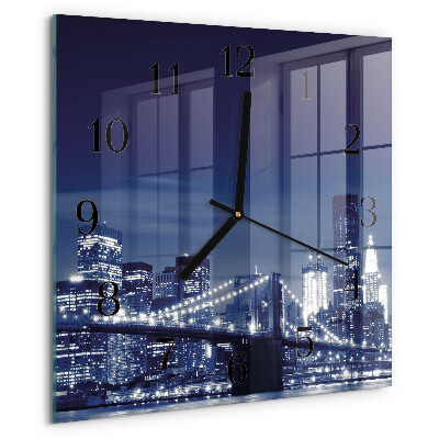 Square wall clock Horizon