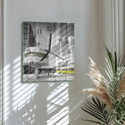 Square wall clock Berlin