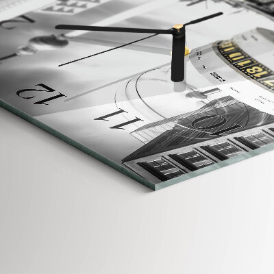 Square wall clock Berlin